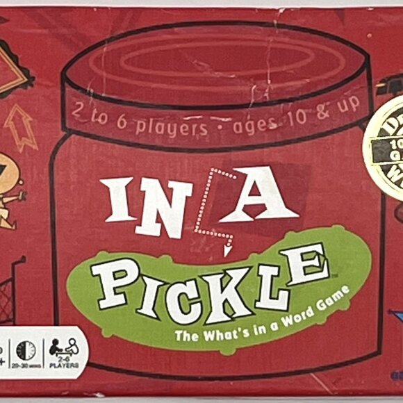 In A Pickle Game 2004 Gamewright The What's in a Word Family Game Card - Picture 1 of 4